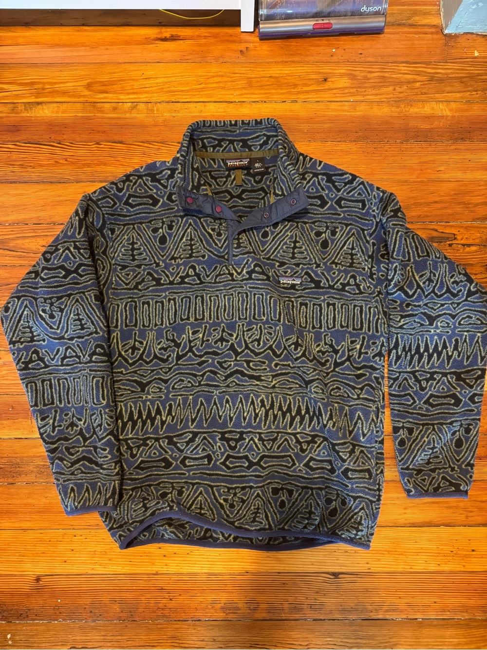 Vintage 90s Patagonia Synchilla Large made in USA Castaway Tom Hanks